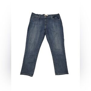 Levi's Women's Boyfriend Jeans in Dark Blue Wash